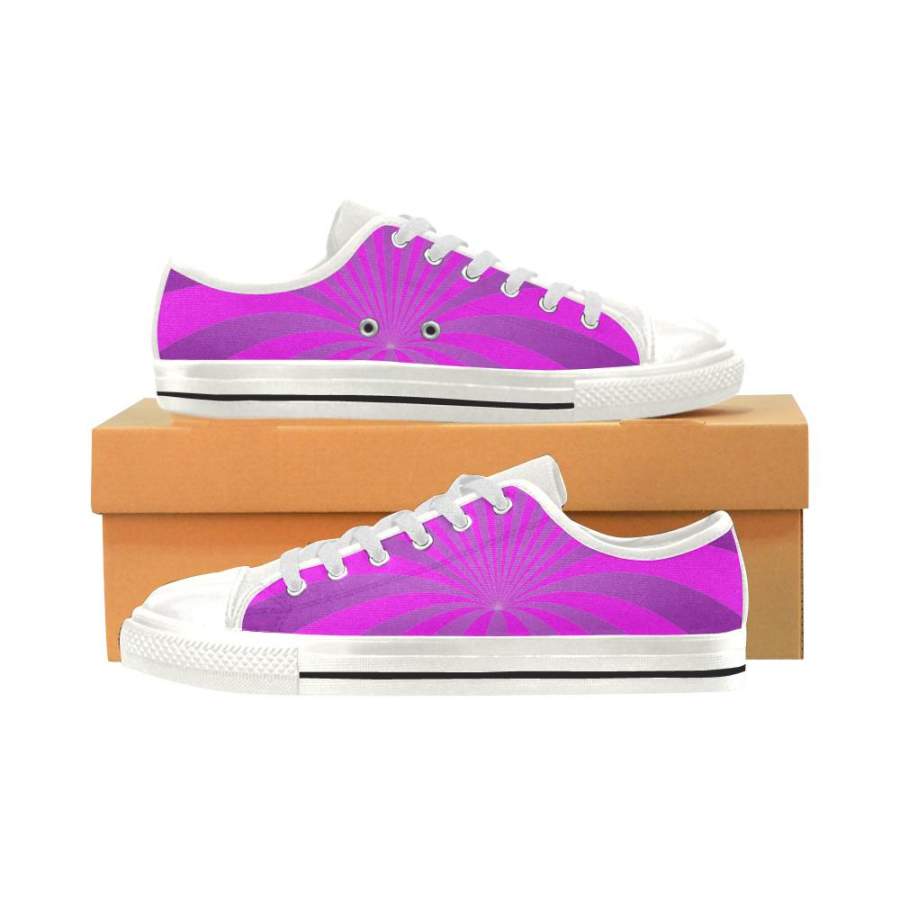 Pink Rabbit Hole Womens Low Top Shoes