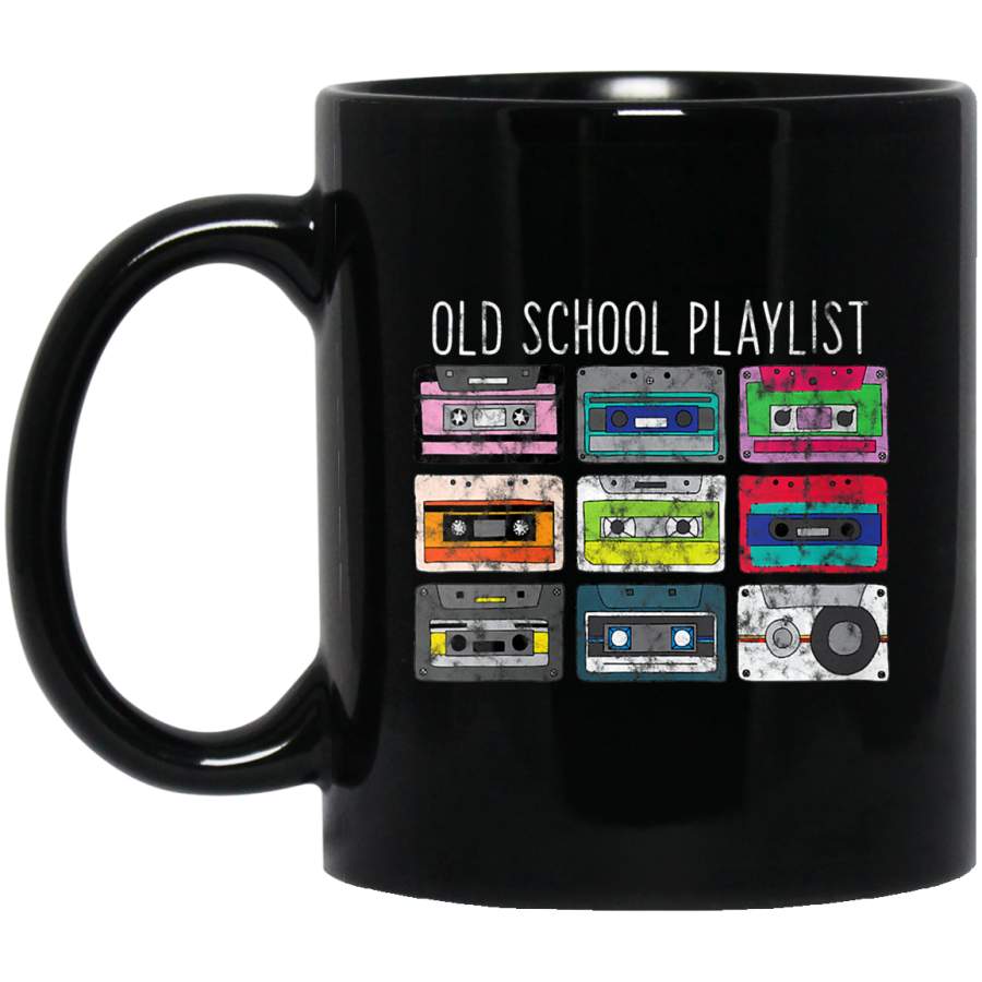 Vintage Retro Music Cassette Tapes Mixtape 80s And 90s Coffee Mug