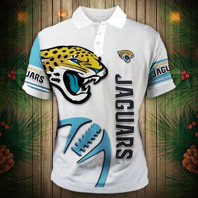 Jacksonville Jaguars Zigzag Casual Polo Shirt