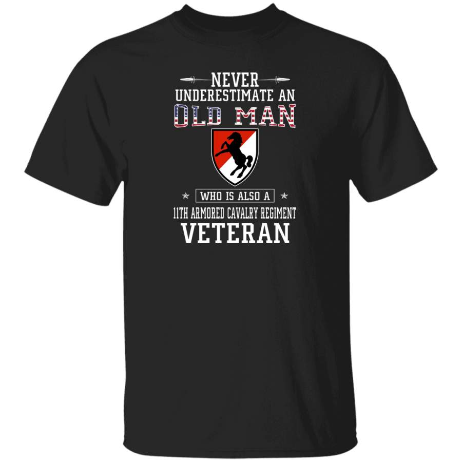 Never Underestimate a 11th Armored Cavalry Regiment Veteran Shirt Veterans Day Christmas Gift Mug