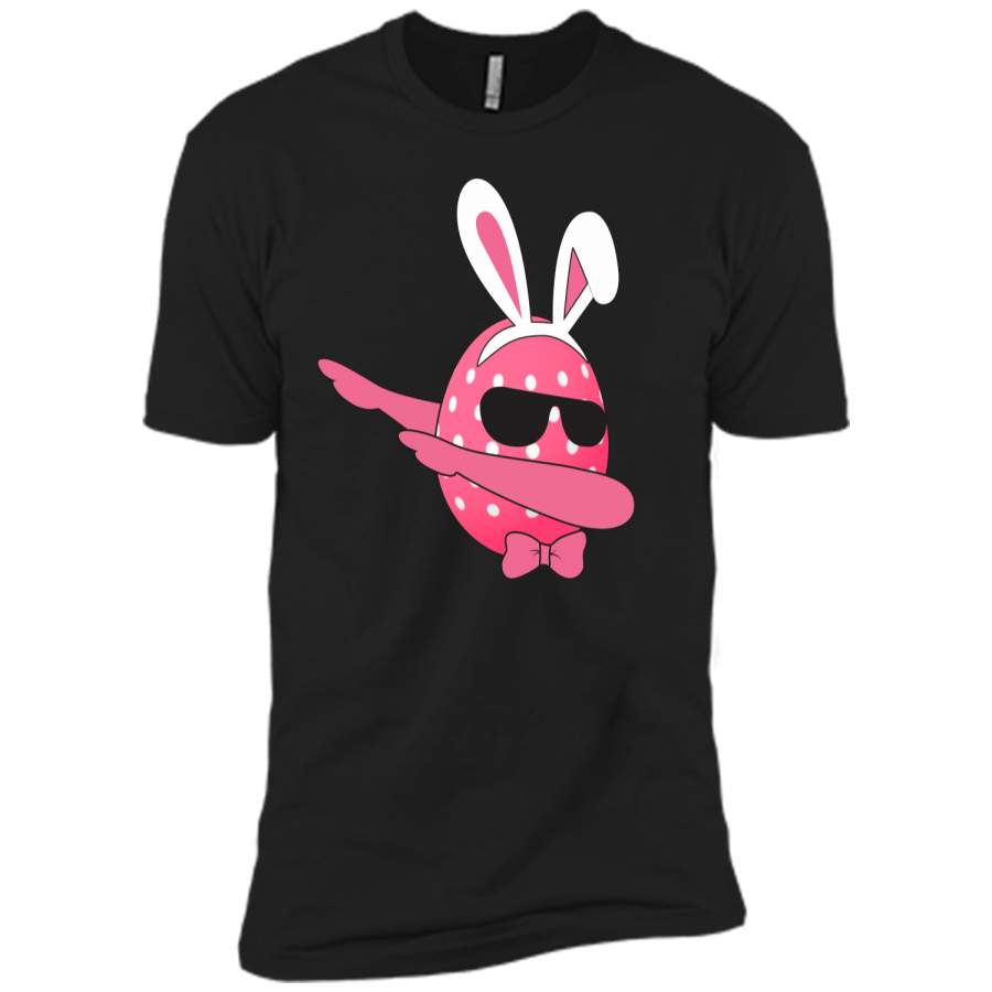 Cute Dab Bunny Egg shirt – Dabbing Emoji Egg Easter T-Shirt Next Level Premium Short Sleeve Tee