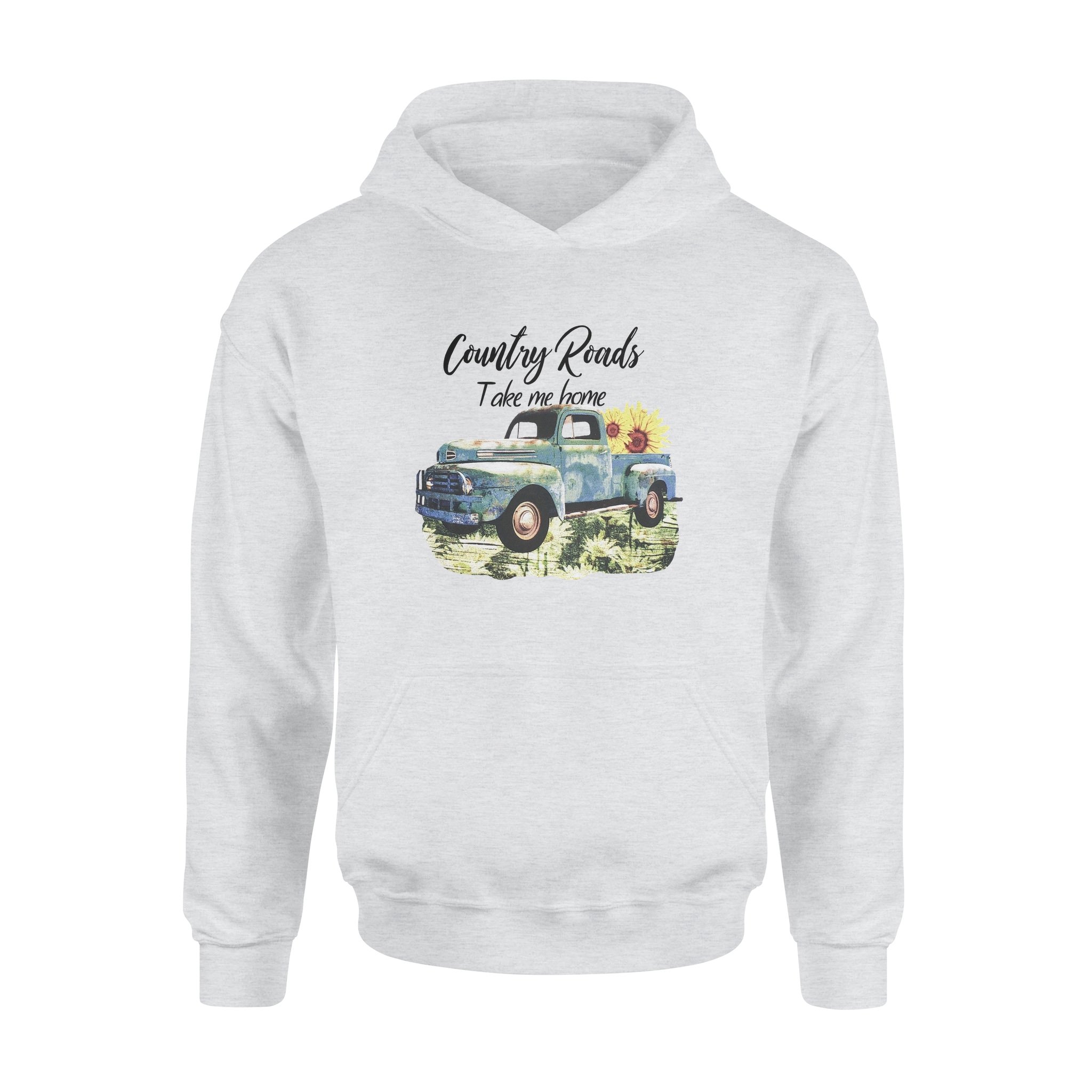 Country Roads Take Me Home Gift – Premium Hoodie