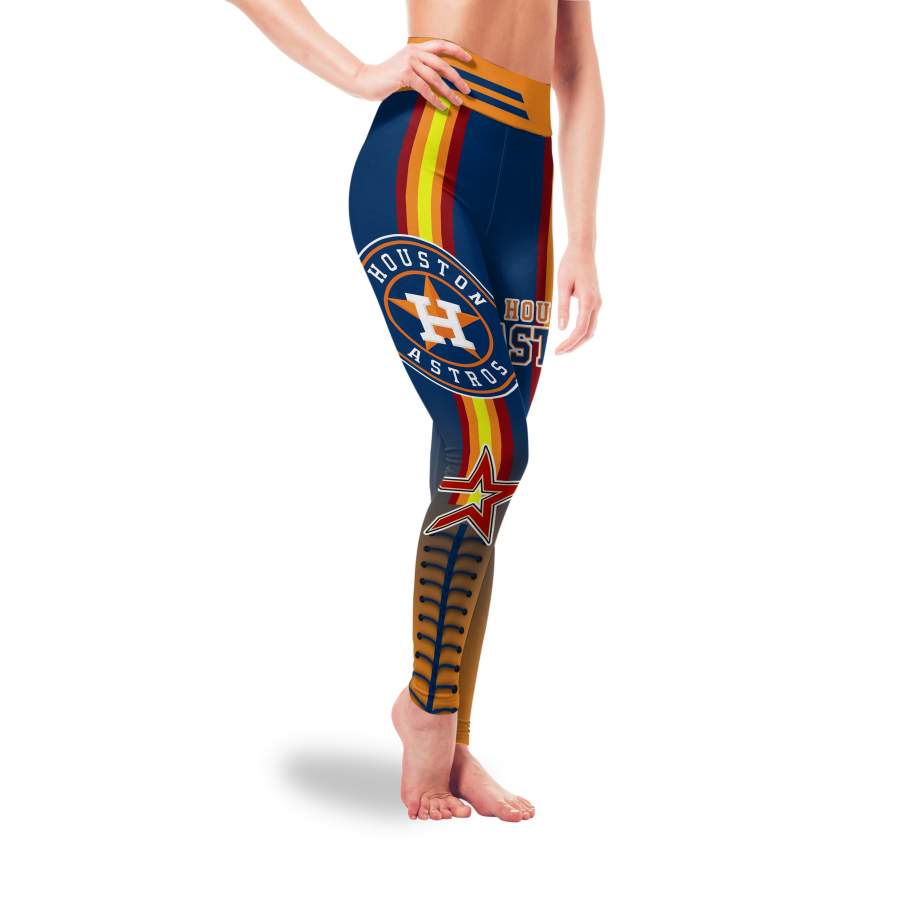 Cute Twins Logo Houston Astros Leggings For Fans