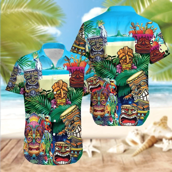 Get Lost On A Island Tiki Hawaii Shirt Unisex Adult Ha51868