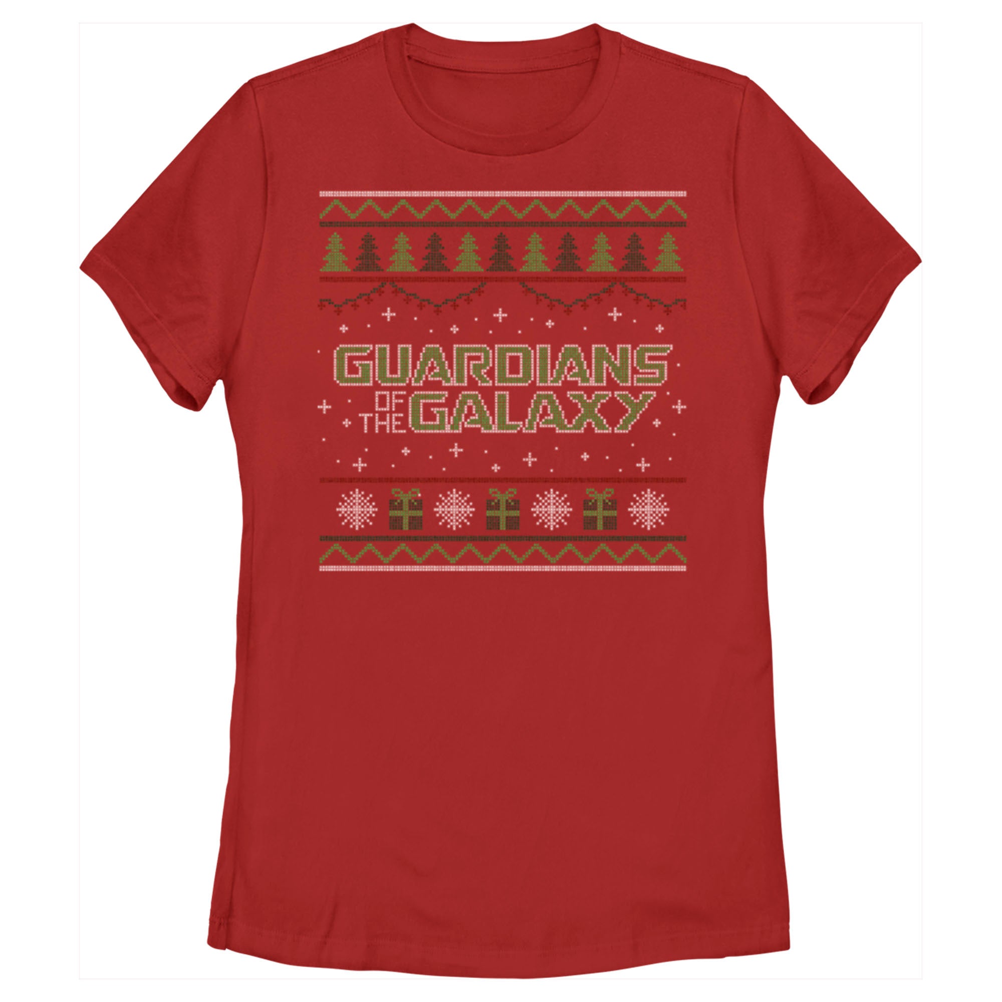 Women’S Guardians Of The Galaxy Holiday Special Christmas Sweater Print T-Shirt