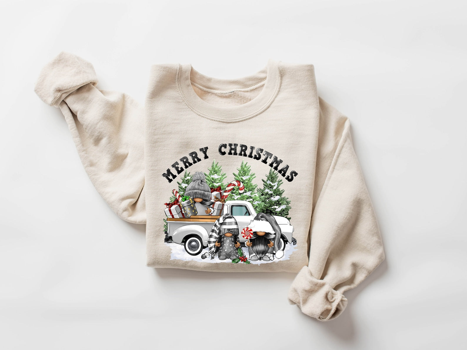 Merry Christmas Sweatshirt 2D Crewneck Sweatshirt All Over Print Sweatshirt For Women Sweatshirt For Men Sws4973