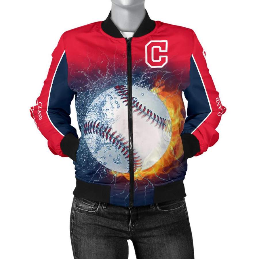 Playing Game With Cleveland Indians Jackets Shirt For Women