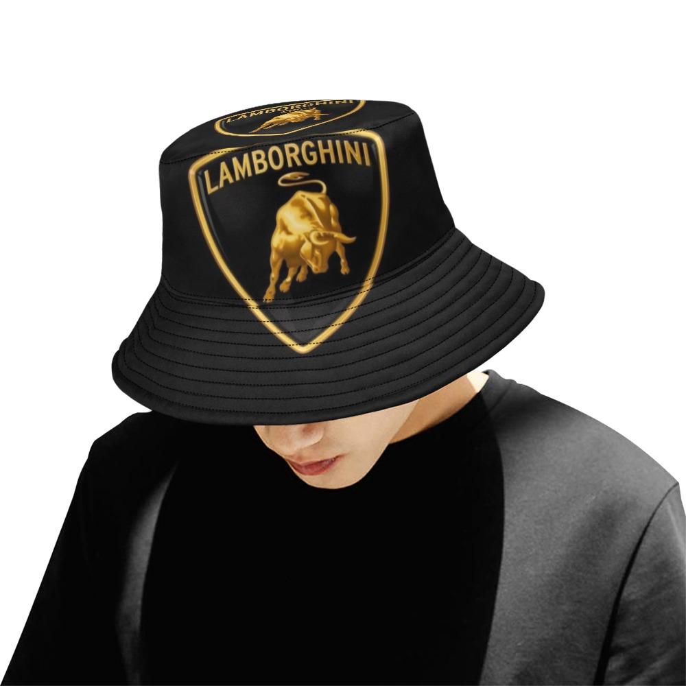 Lamborghini All Over Print Bucket Hat For Men