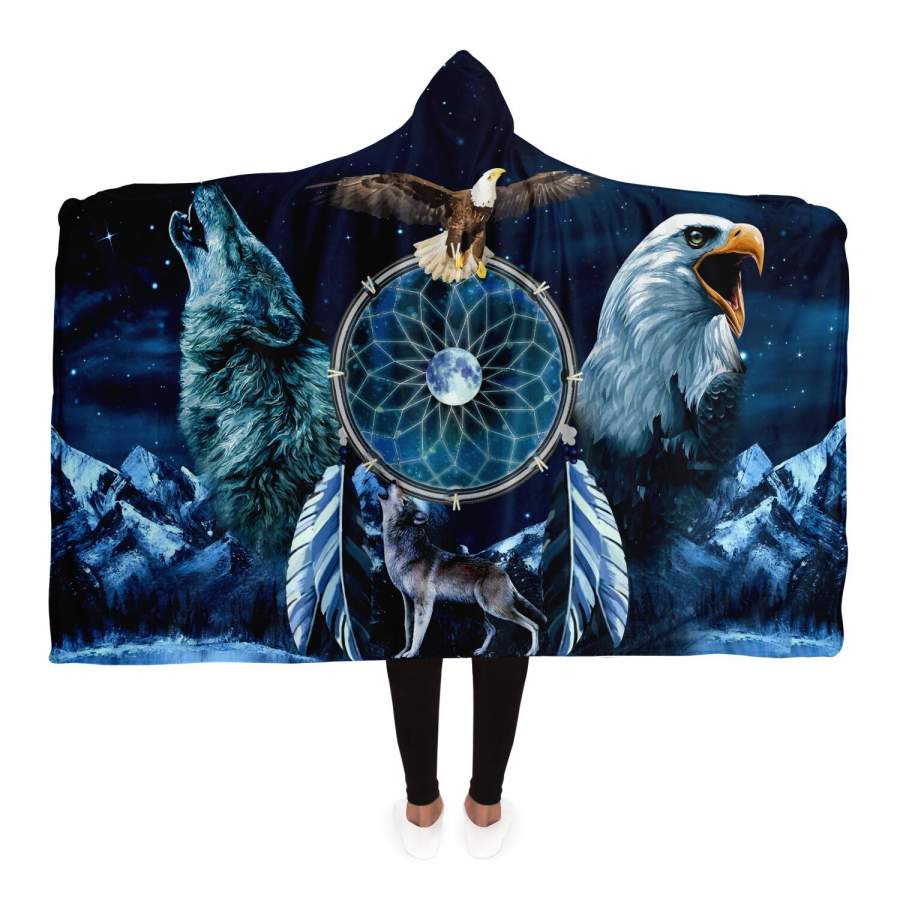 Spirit Animal Dreamcatcher Hoodie Blanket