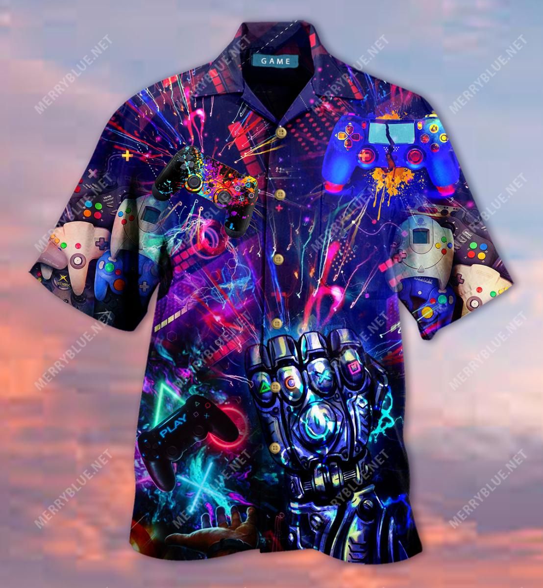 Wonderful Game World Aloha Hawaiian Shirt Colorful Short Sleeve Summer Beach Casual Shirt For Men And Women