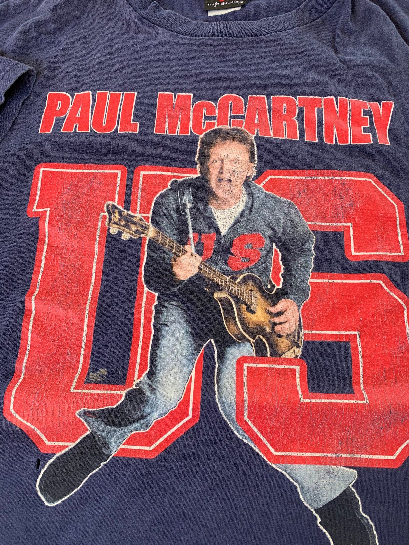 Vintage Paul Mccartney Concert Tour T-Shirt