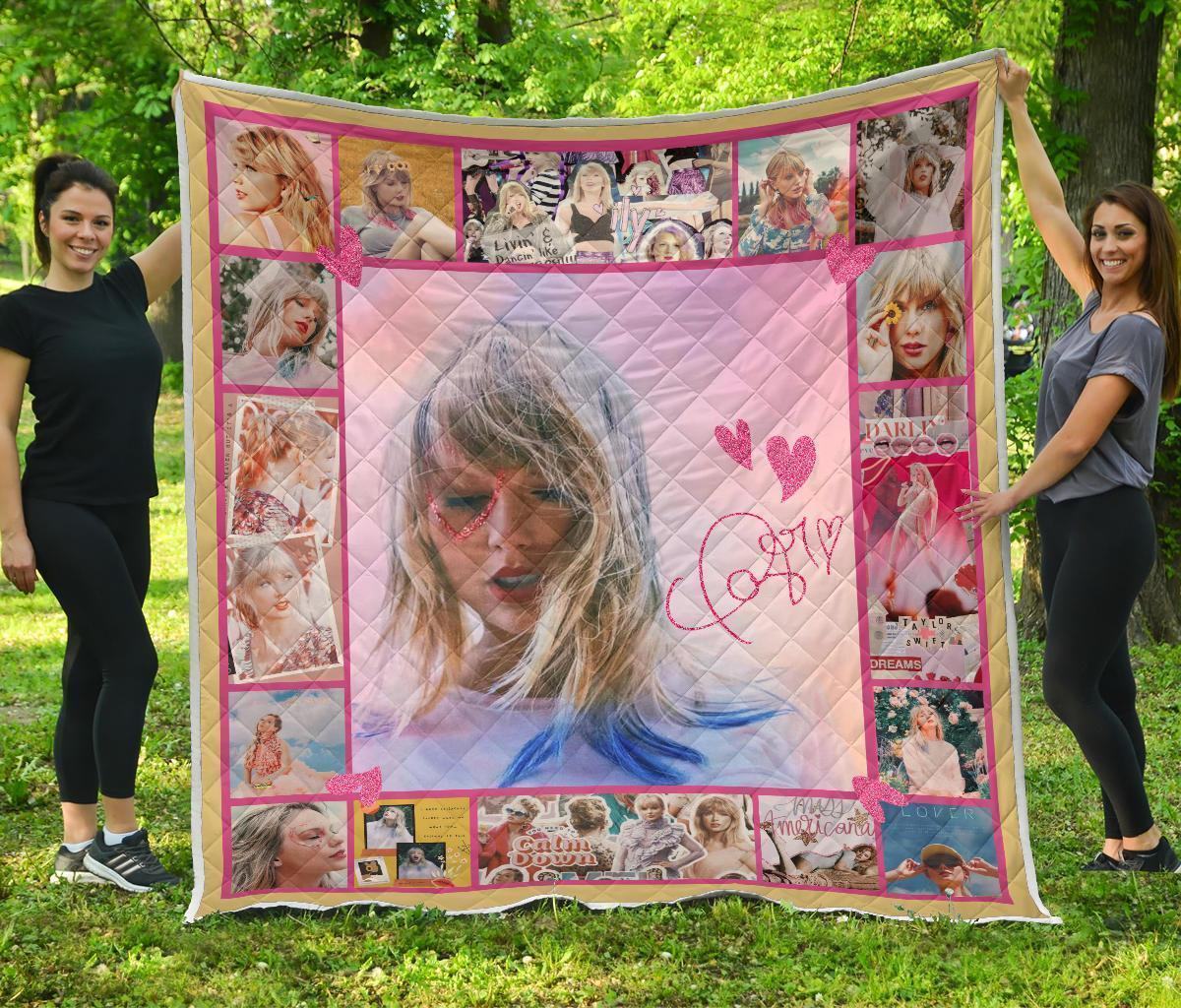 Taylor Swift Quilt Blanket Cute Gift Idea For Fan