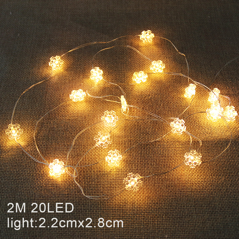 20 Led Light String Christmas Decor Lights Outdoor Light String 2022 Christmas Old Copper Wire Lanterns Home Party Light Alx