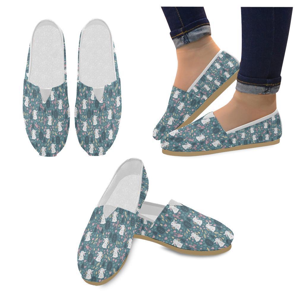 Rabbit Pattern Print Design Rb013 Women Casual Shoes