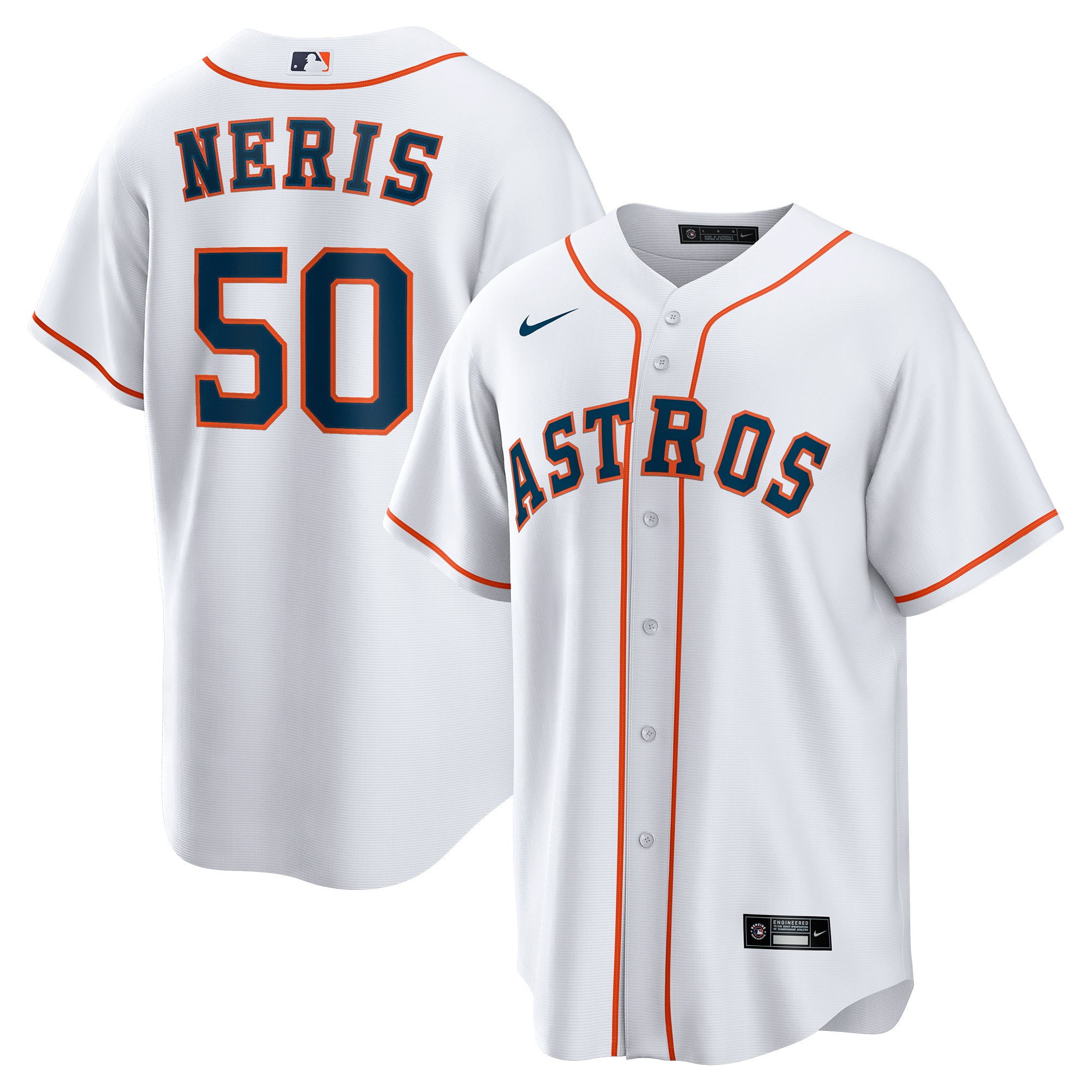 Men’s Houston Astros Héctor Neris White Home  Player Jersey