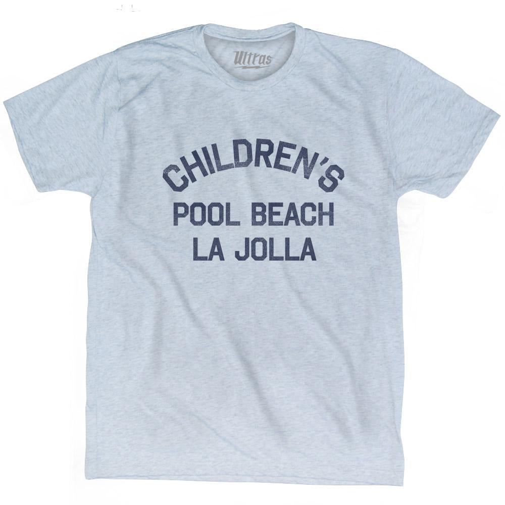 California Children’s Pool Beach, La jolla Adult Tri-Blend Vintage T-shirt