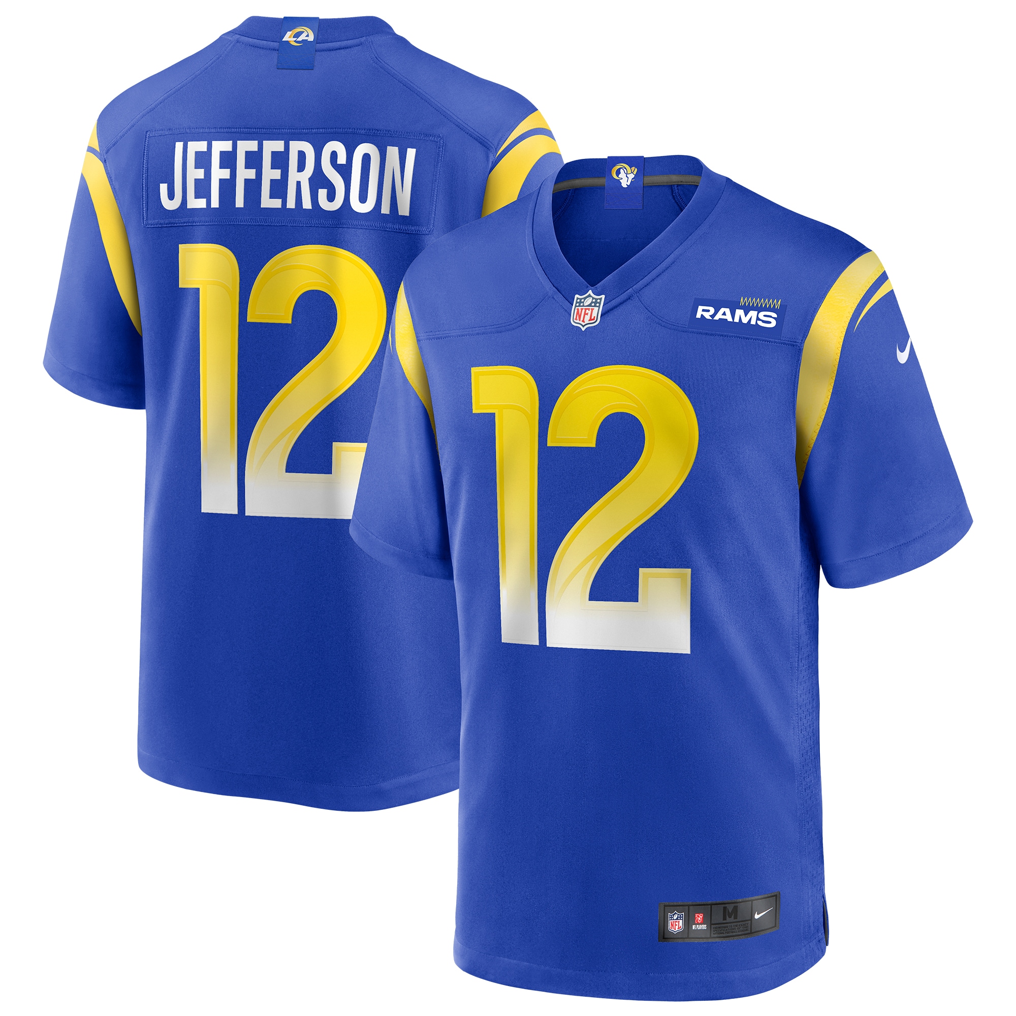 Men’s Los Angeles Rams Van Jefferson Royal Player Game Jersey