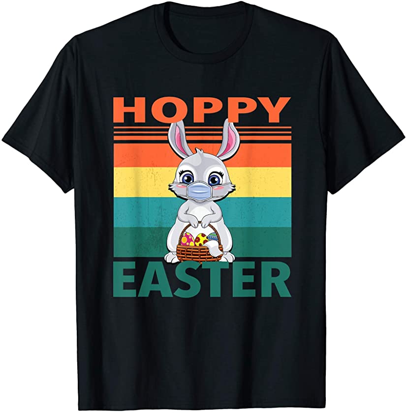 Bunny Wearing Mask – Hoppy Easter T-Shirt