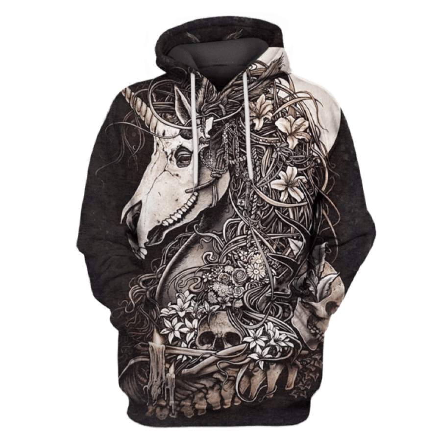 Unicorn Skull Hoodies – Tshirt Apparel