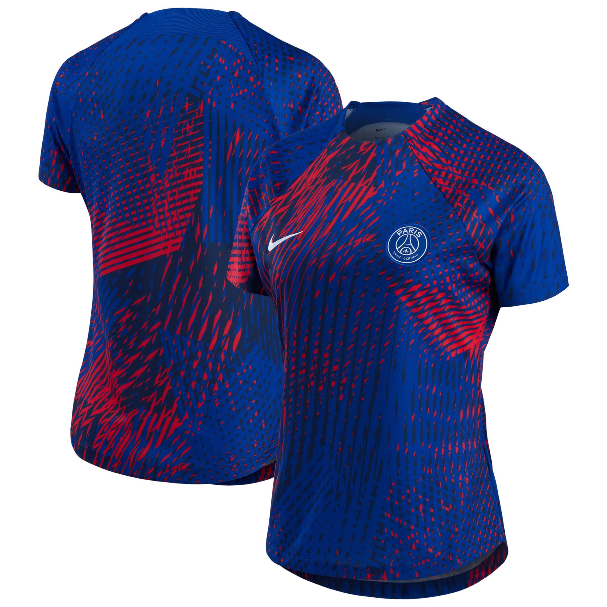 Paris Saint-Germain Women's 2022 Pre-Match Top – Blue