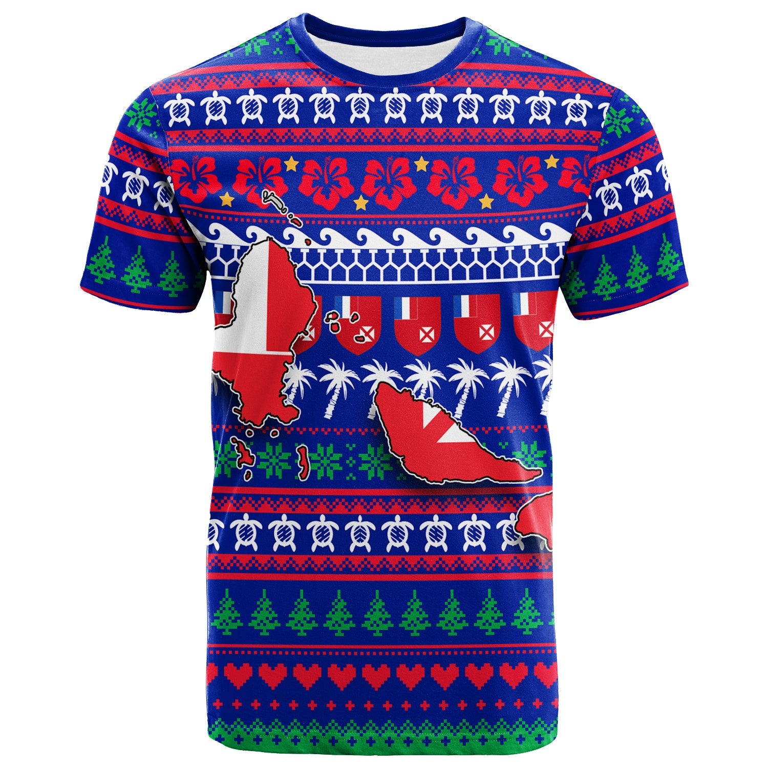 Wallis And Futuna Christmas T-Shirt – Ugly Christmas – Lt12