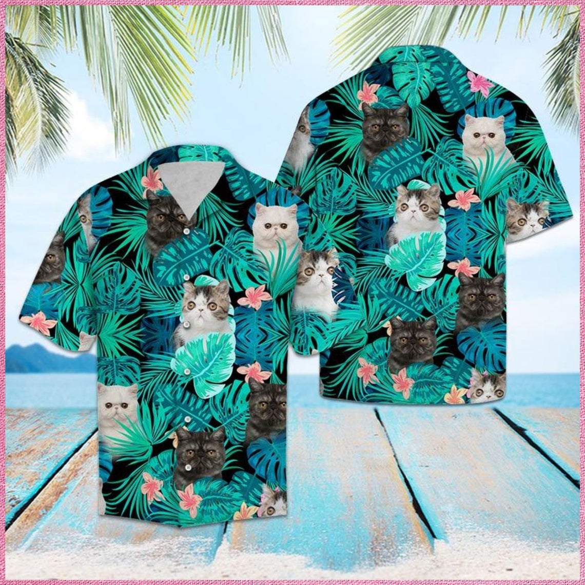 Cat Personalized Hawaii Shirt Made In Summer Beach Shirts Ha21000