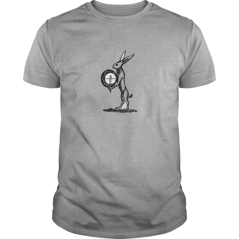 Rabbit Drummer  White Guys Tee 947309838