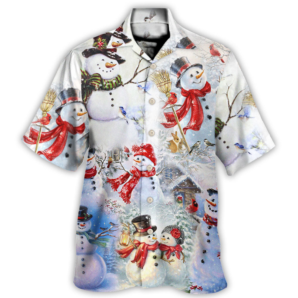 Snowman Christmas Merry Xmas Hawaii Shirt Ha85291