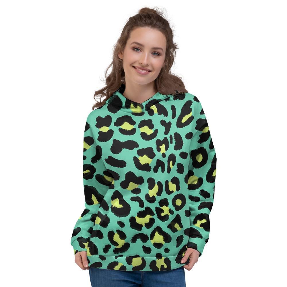 Green Leopard Women’S Hoodie