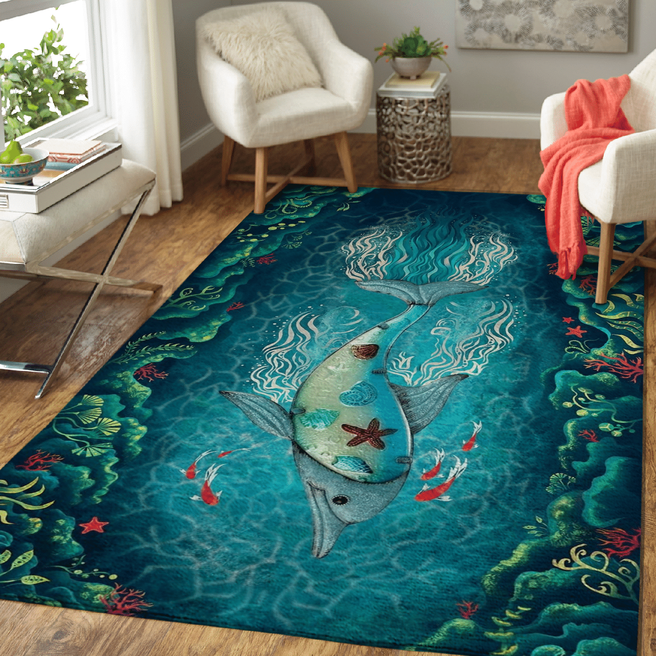 Dolphin Nice – Area Rug