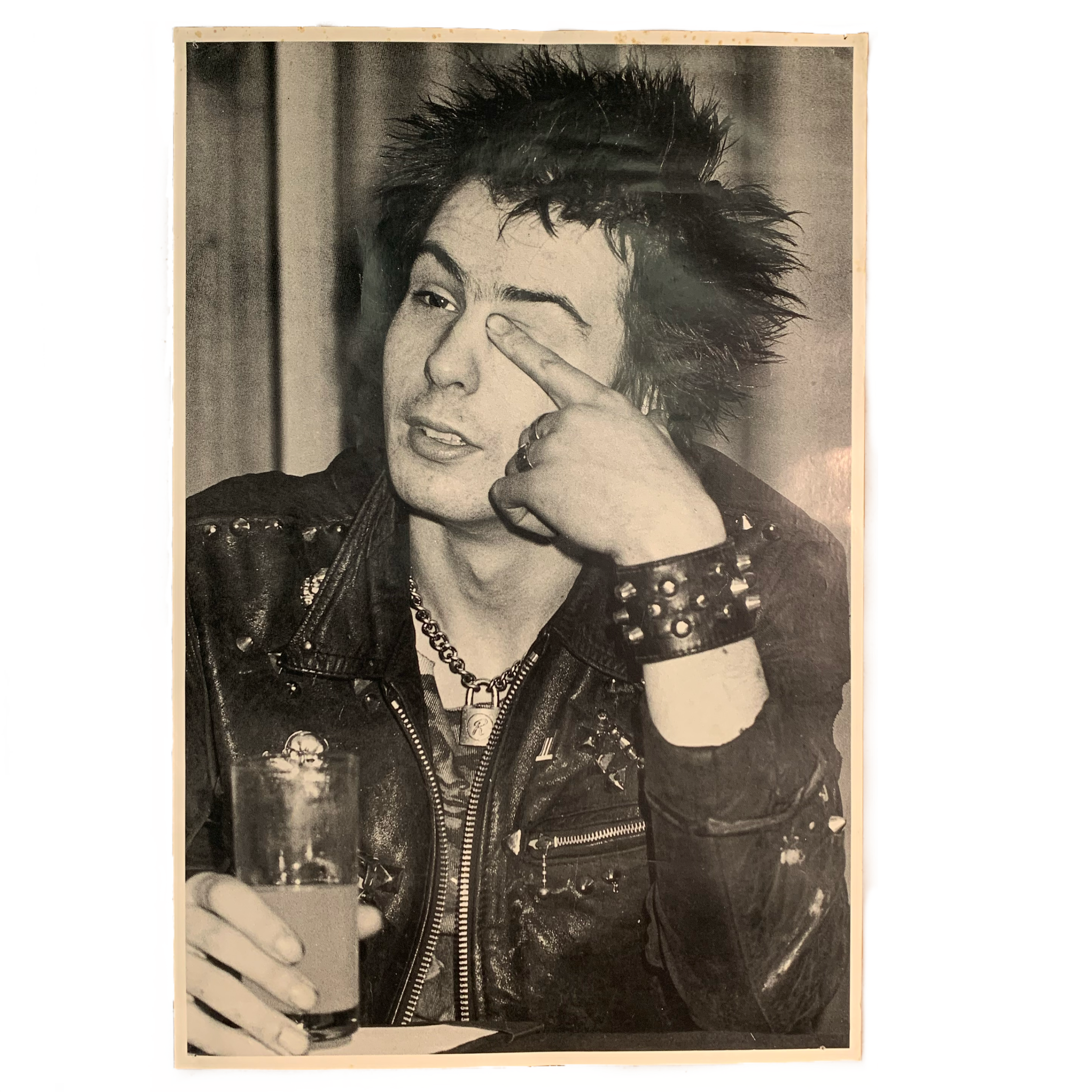 Vintage Sid Vicious “Rabbit Padlock” Poster