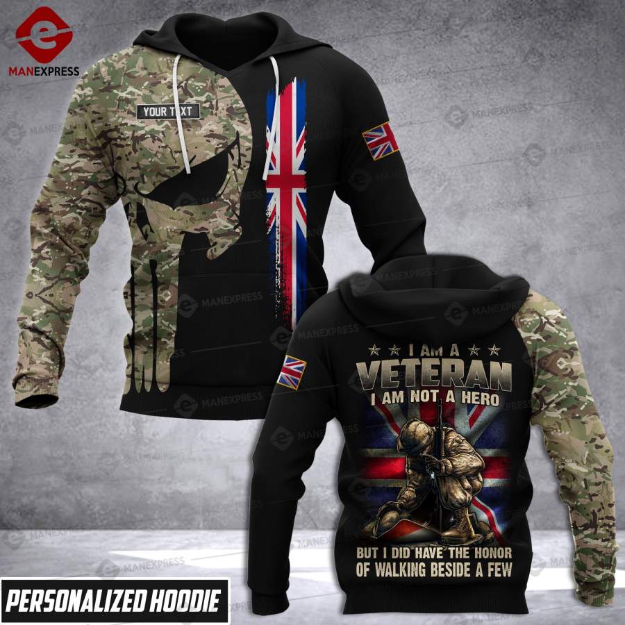 VH CUSTOMIZE UK ARMY HOODIE 3D ALL OVER PRINT 1111 HVQ