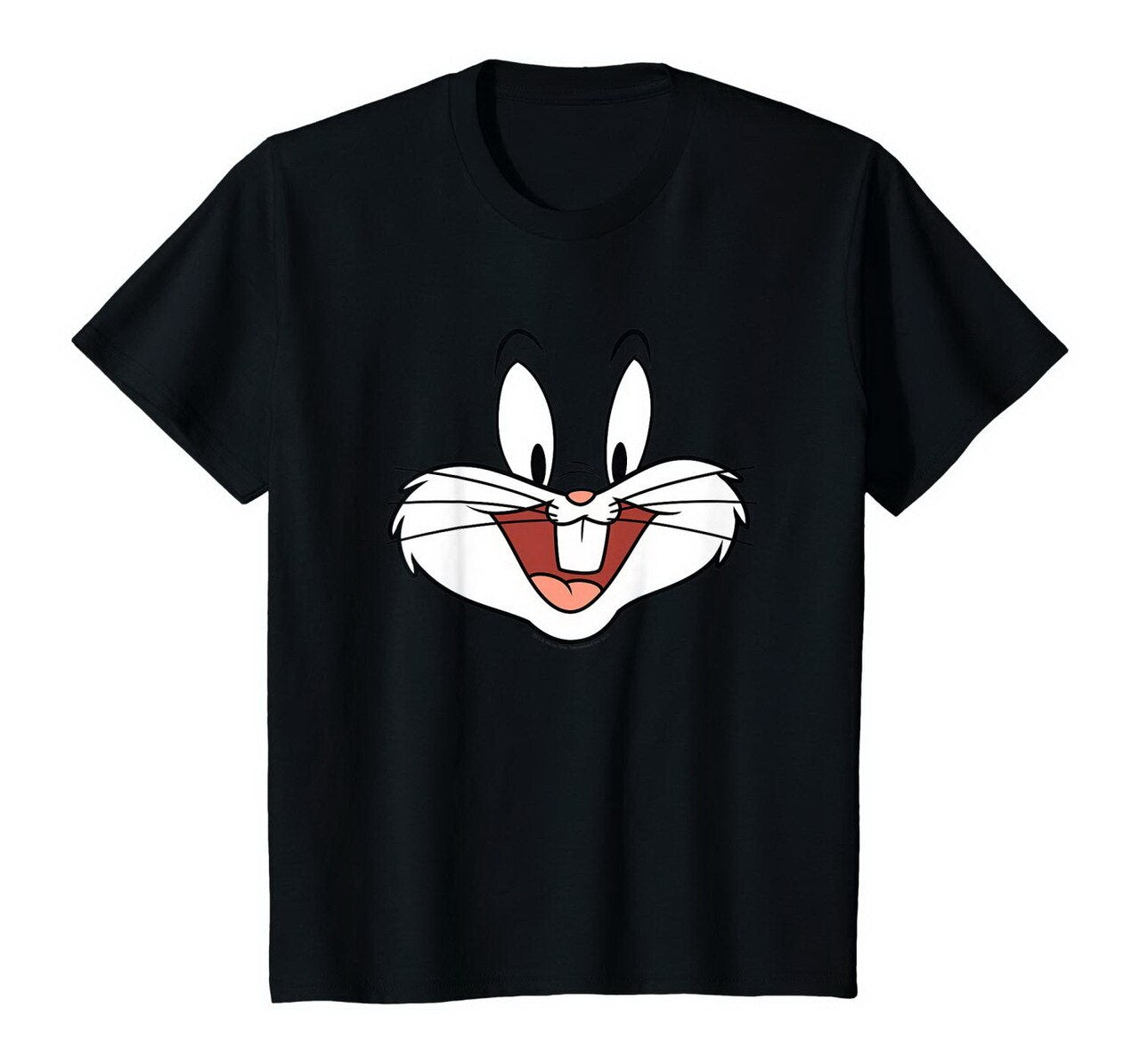 Kids Looney Tunes Bugs Bunny Face T-Shirt New