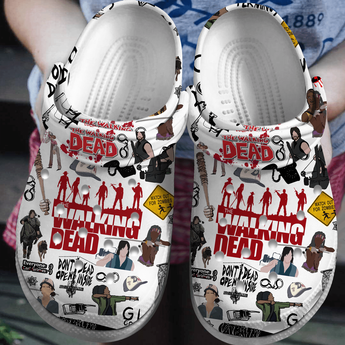 The Walking Dead Tv Series Crocss Clogs For Men Women And Kid Ttp2405540052