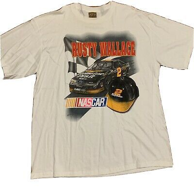 Vintage Nascar Rusty Wallace T-shirt 5255