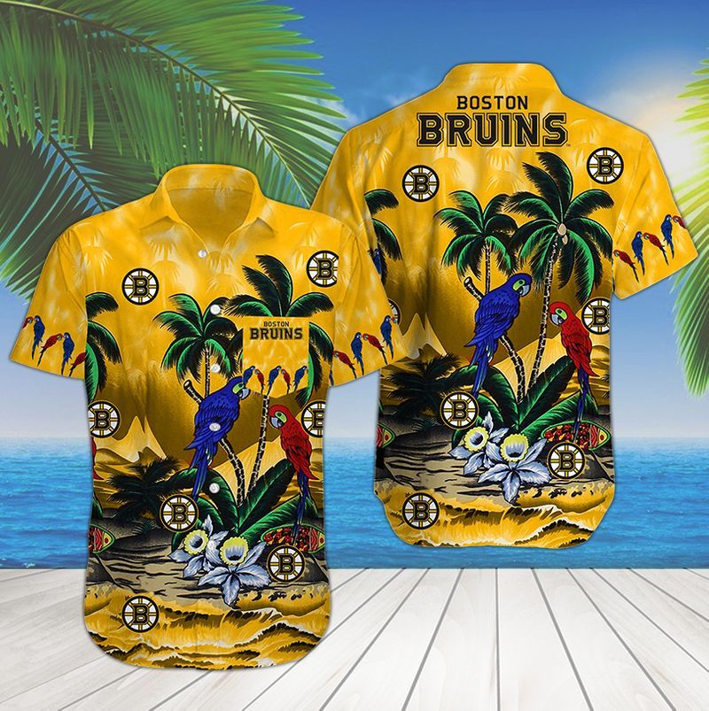 Boston Bruins Hawaiian Design 3D Full Printed High Quality 2021 – Qc1263