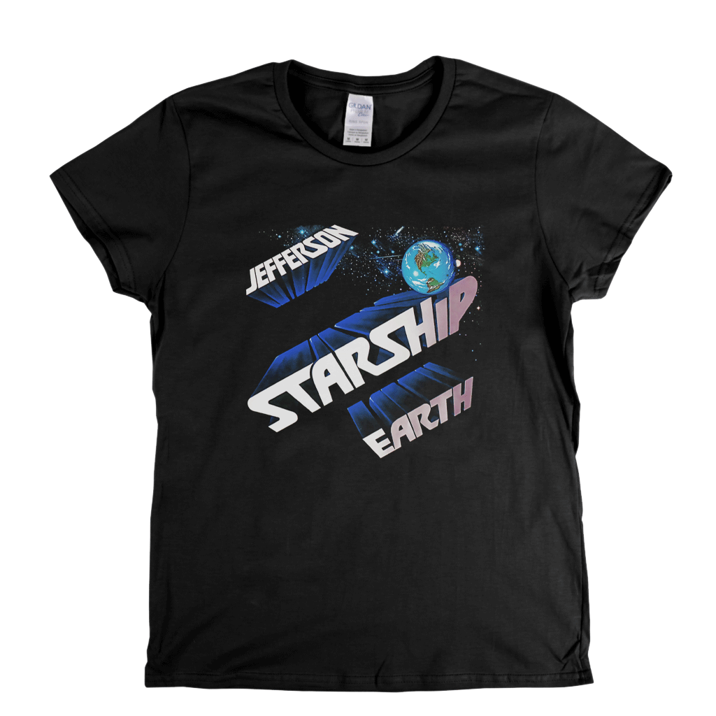 Jefferson Starship Earth Womens T-Shirt