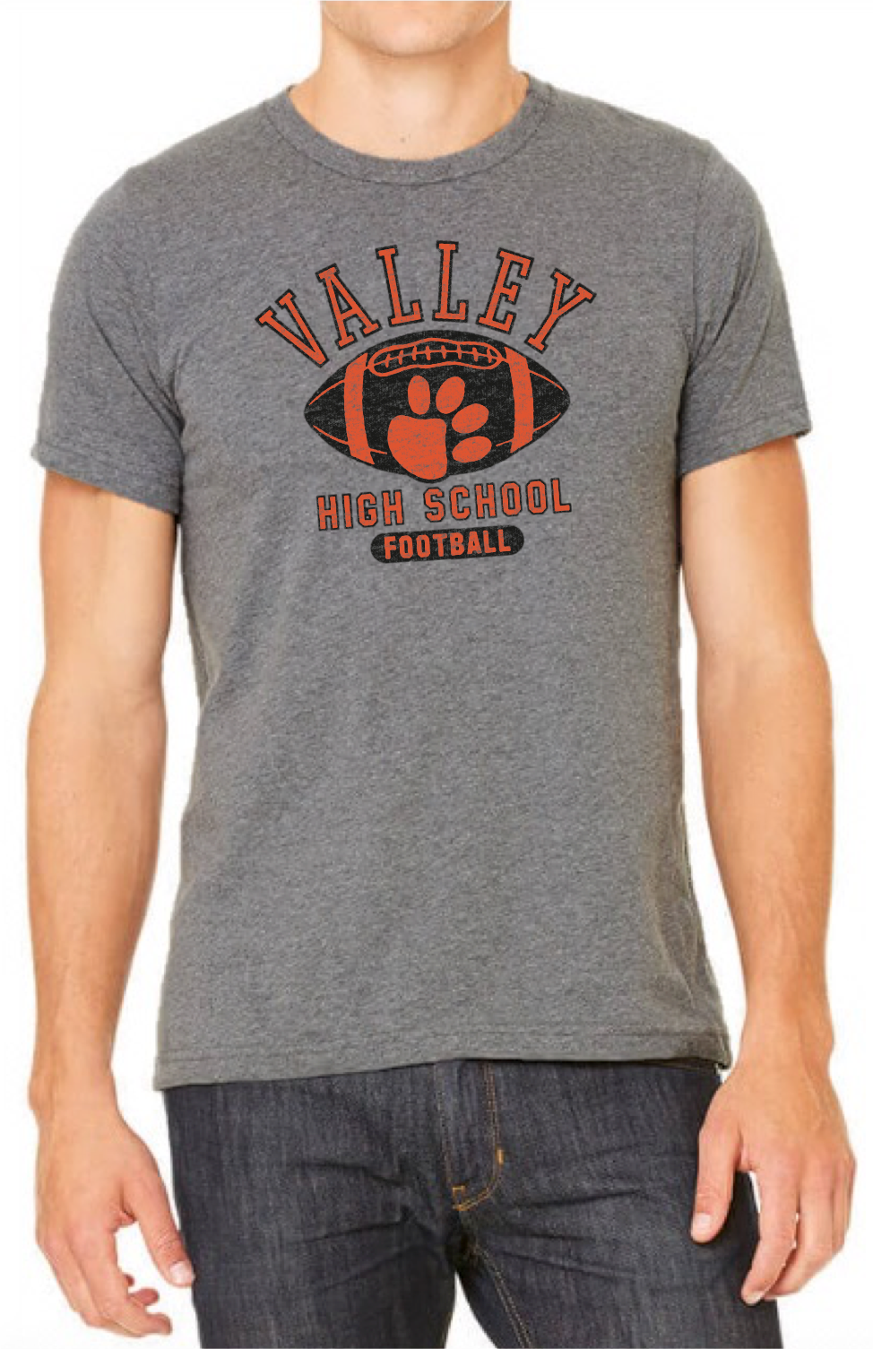 Valley Tigers Football Tee