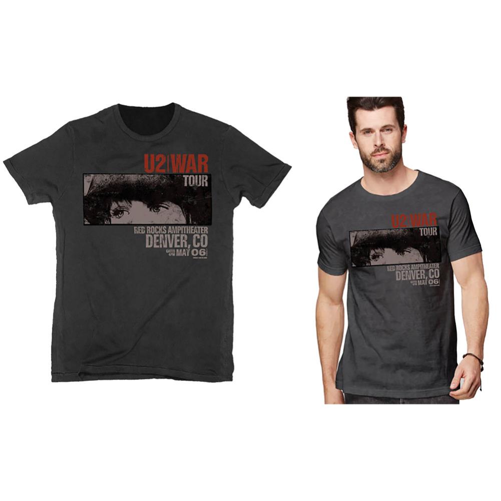 U2 Unisex War Red Rocks T-Shirt