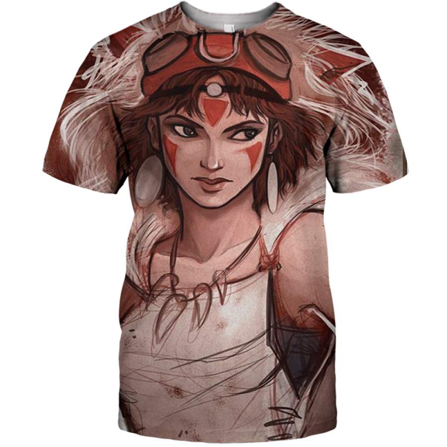 3D All Over Print Mononoke 18 Shirt