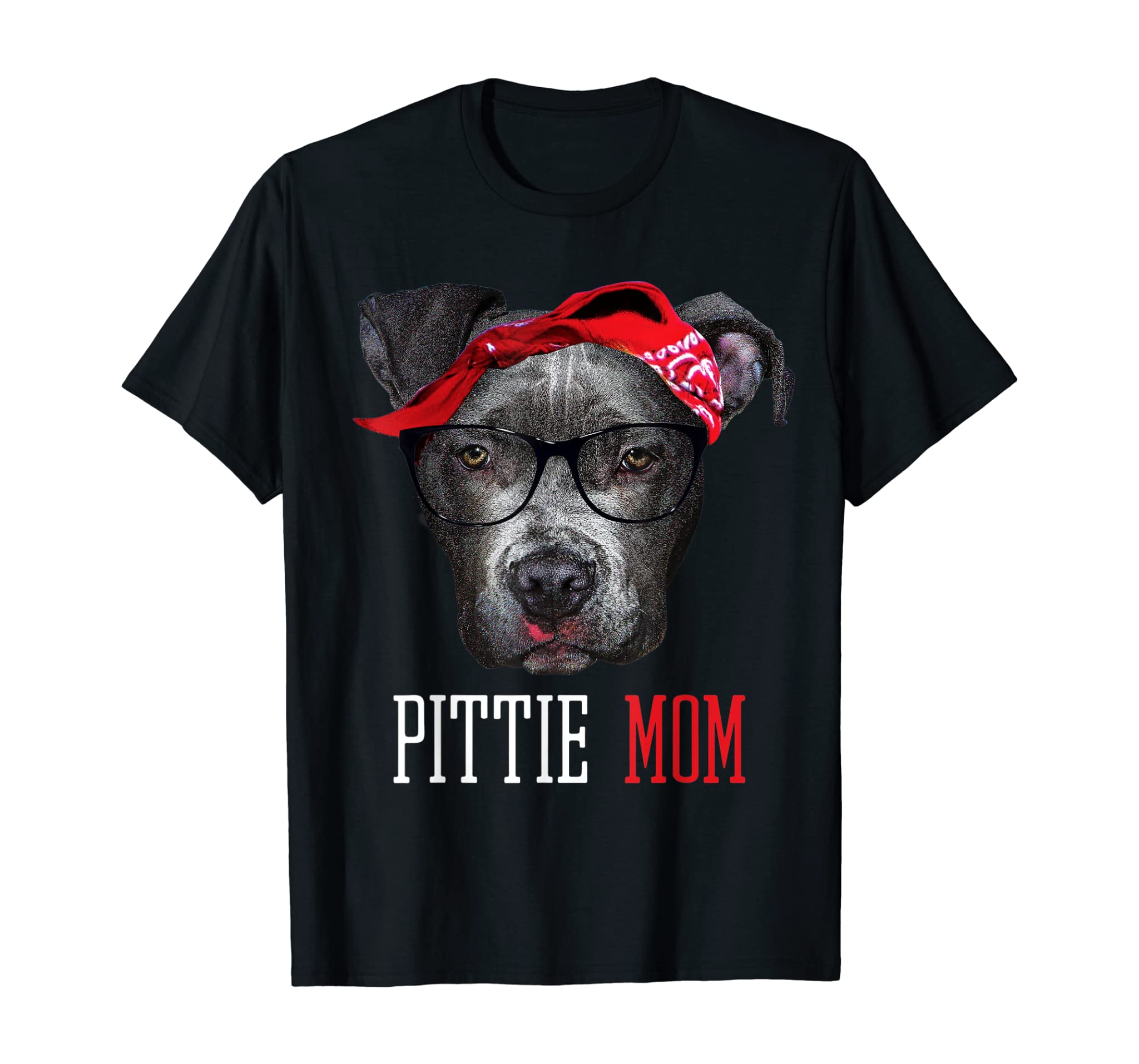 Pittie Mom Pitbull Dog Lovers Mothers Day Gift T-shirt Women