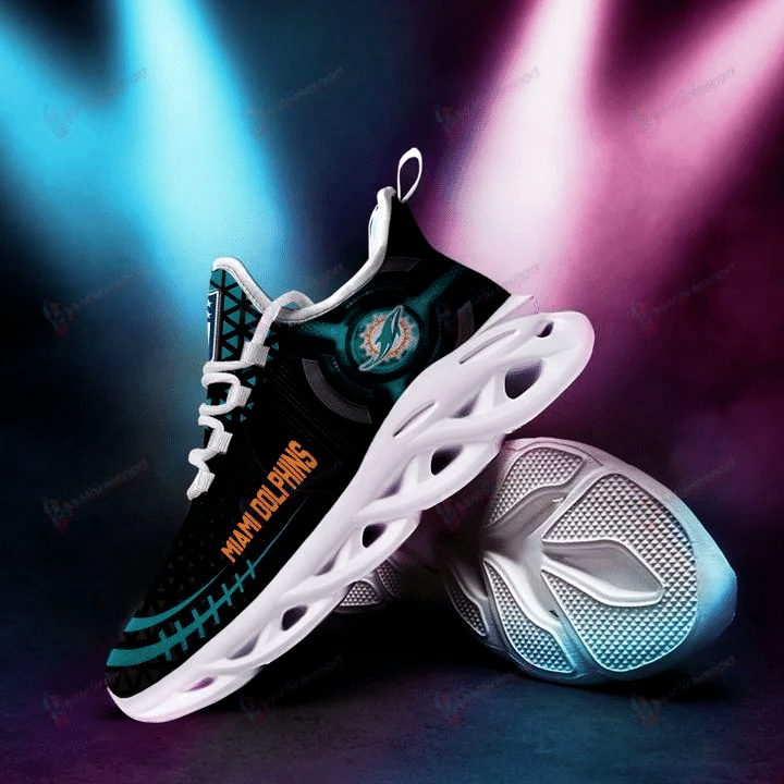 Miami Dolphins Yezy Running Sneakers 654