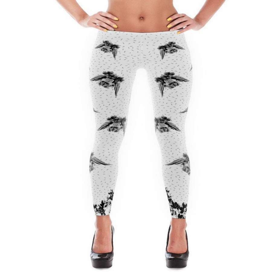 Women’s |  Flower Crown Rabbit | Leggings