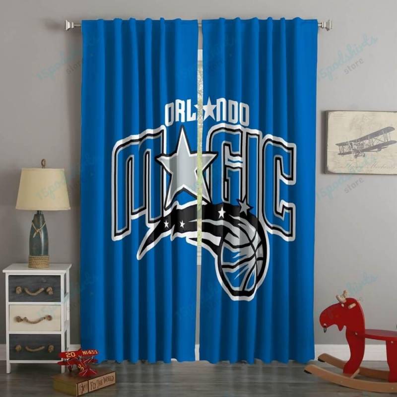 3D Printed Orlando Magic Style Custom Living Room Curtains