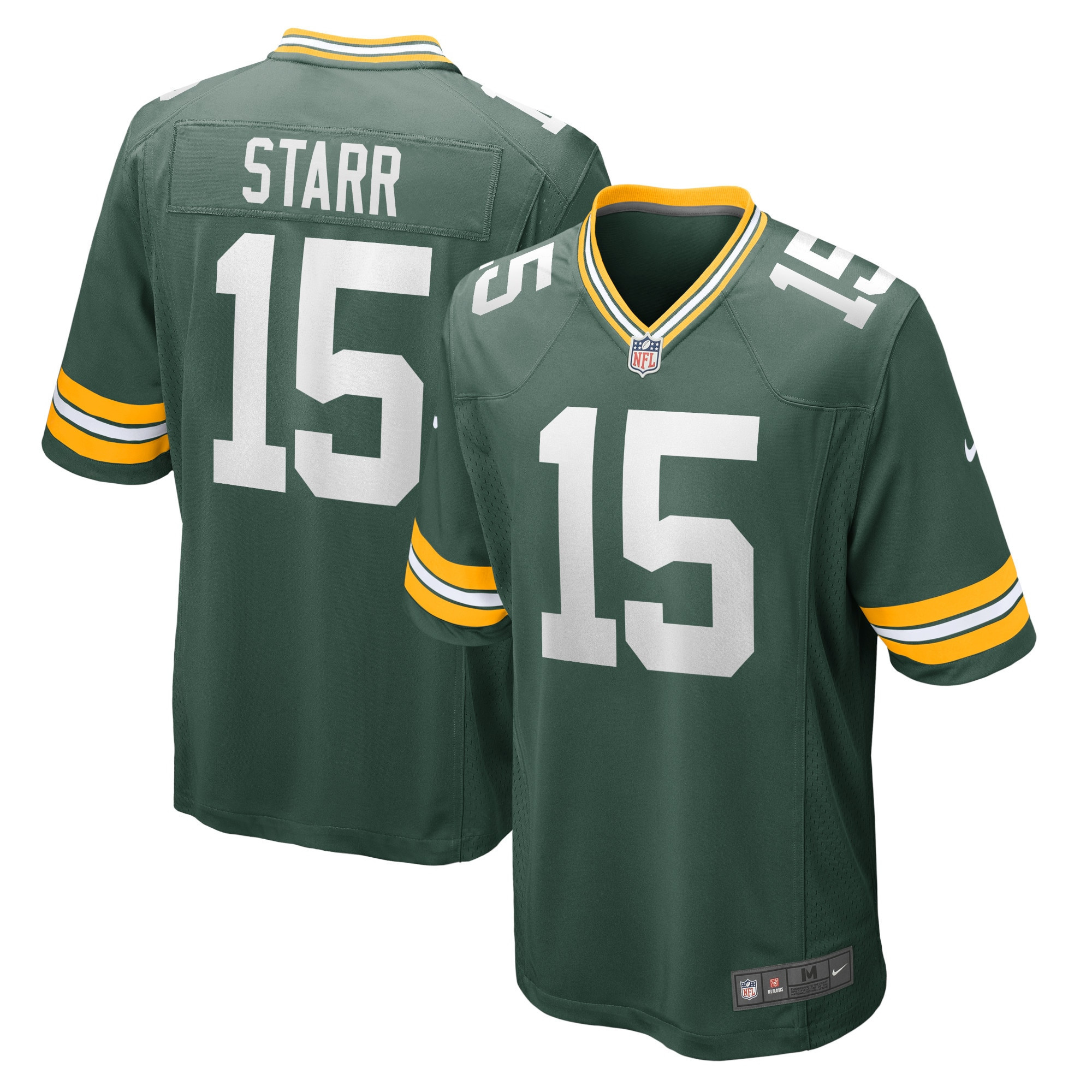 Bart Starr Green Bay Packers Retired Player Game Jersey – Green NFL