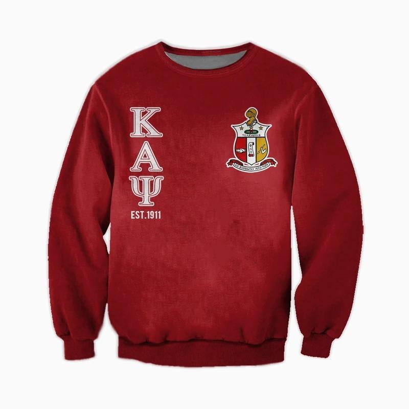 Greek Life Sweatshirt – Crewneck Sweatshirt Brotherhood Kappa Alpha Psi Fraternity J5