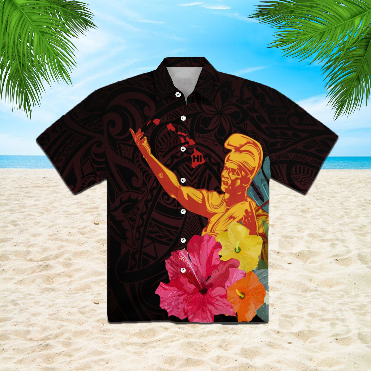 Oragontee King Kamehameha Hawaii Shirt For Men Women Adult Ha43019