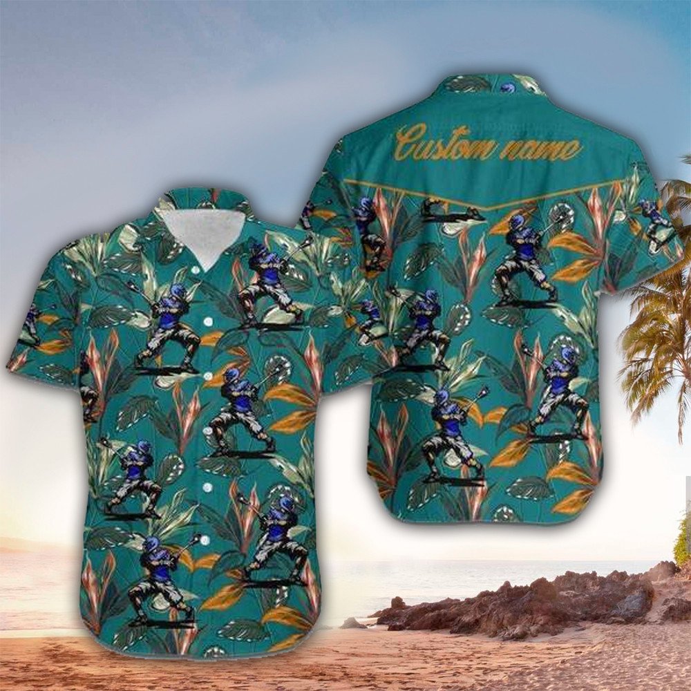 Lacrosse Hawaii Button Up Shirt Aloha Ha60093