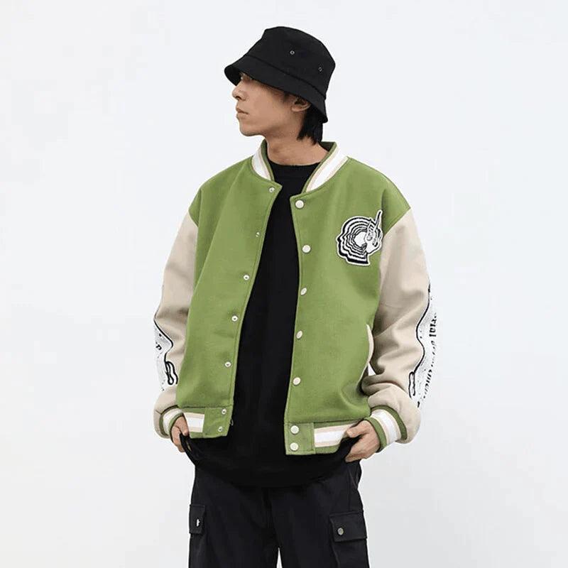 Talishko™ – Editorial Baseball Jacket