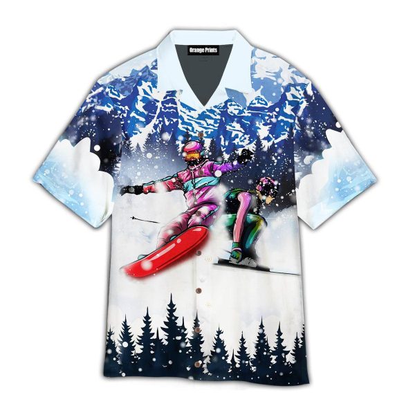 Snowboarding Hawaii Shirt For Men Women Ha14772